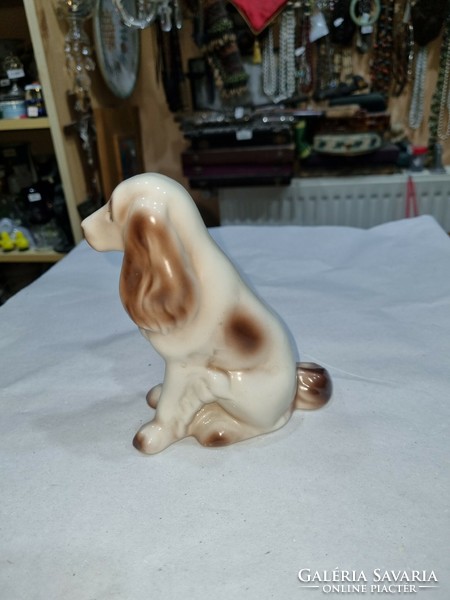 Hollóházi porcelán kutya