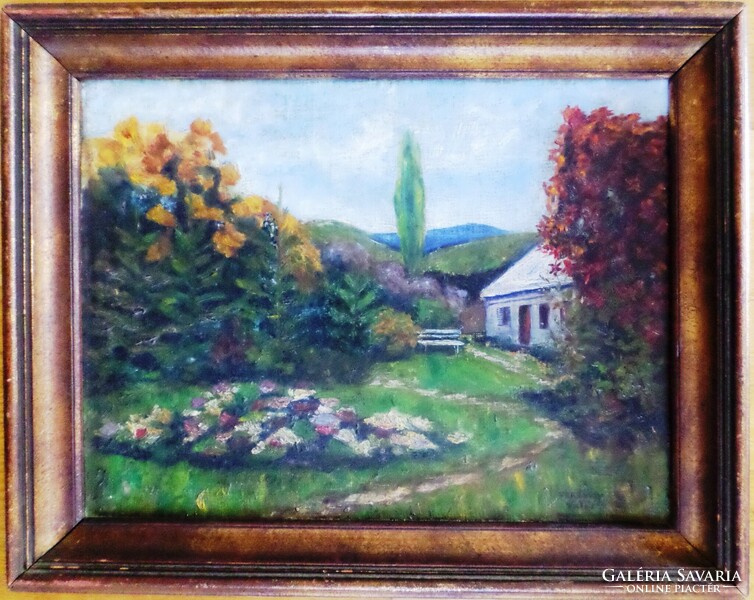 valér Ferenczy (1885 - 1954): the garden of the artists' colony in Nagybánya