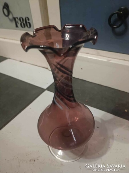 Vintage amethyszt váza