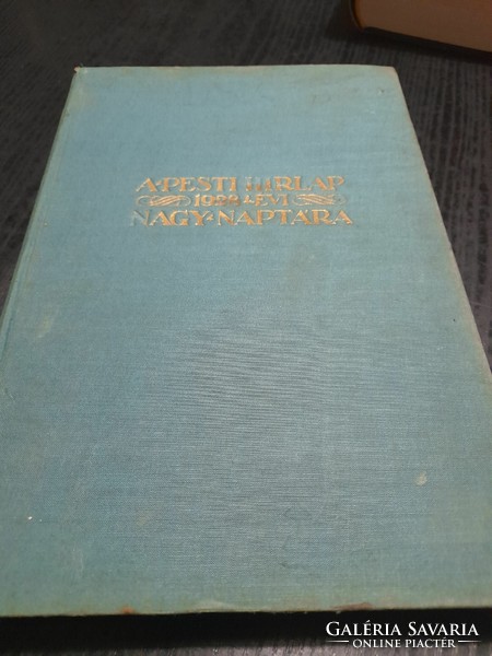 A Pesti Hírlap 1928. évi nagy naptára bekötve
