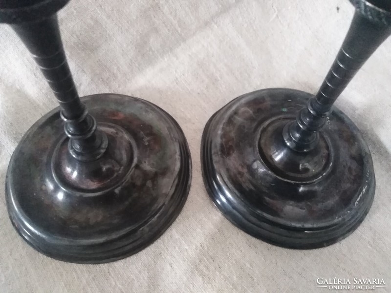 Pair of candle holders - in antique style / 2 pcs