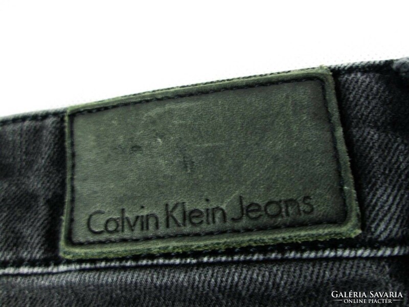 EREDETI CALVIN KLEIN JEANS (W26 / L30) SZÜRKE NŐI SZTRECCSES FARMER