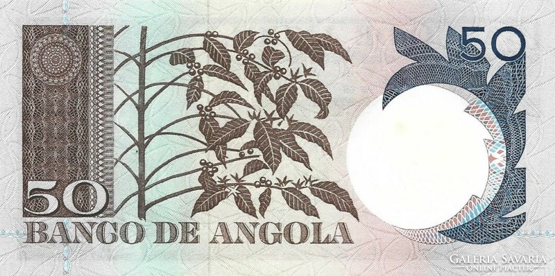 50 escudo escudos 1973 Angola UNC