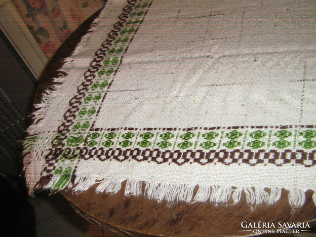 Nice woven tablecloth