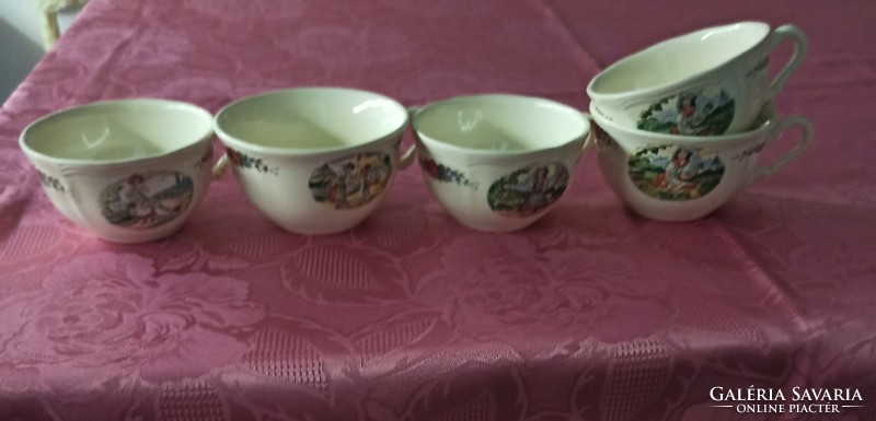 Sarreguemines French porcelain tea sets