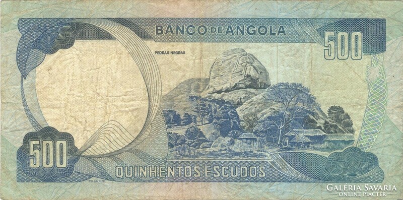 500 escudo escudos 1972 Angola
