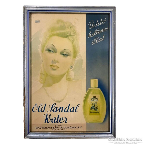 Old sandal water poster 1935 (d tailor's mark upper right)