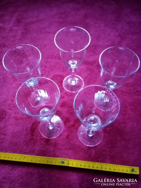 Set of champagne glasses with soles for Christmas, New Year's Eve and New Year celebrations