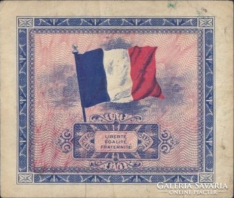 2 French francs 1944 France military military 2.