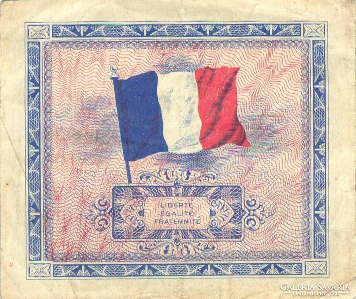 2 frank francs 1944 Franciaország katonai military 4.