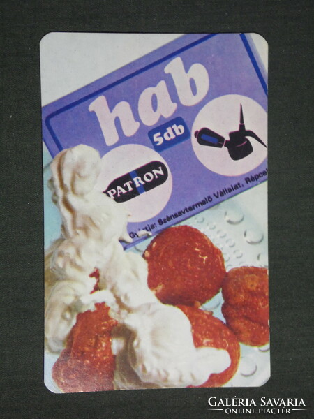 Card calendar, foam cartridge, carbonic acid production company, beets, 1981, (2)