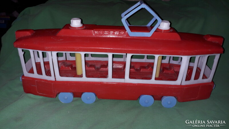 Very nice condition dmsz plastic red 6 tram 40 x 20 x 8 cm according to the pictures
