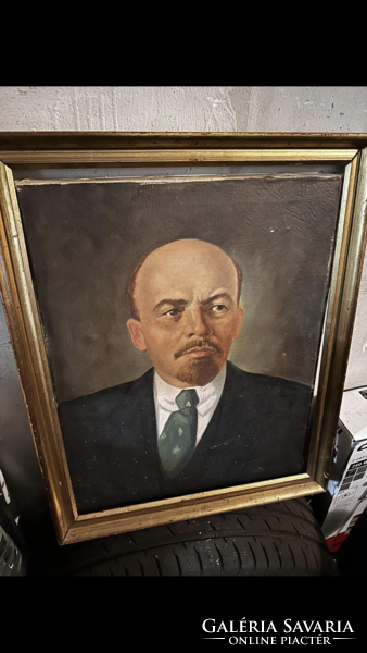 Lenin painting.