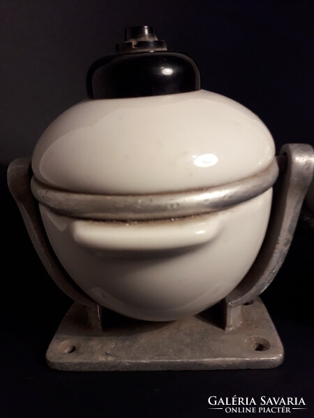 Antik porcelán fém szappan adagoló vélhetően vonat szappan adagoló régmúltból párban