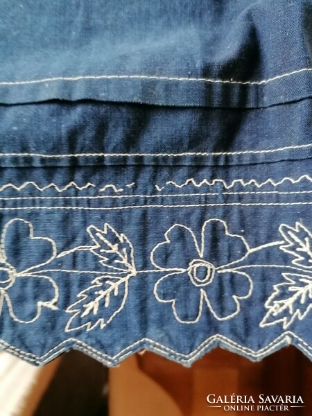 Antique folk, folk costume, hand-embroidered motif, folk dance apron
