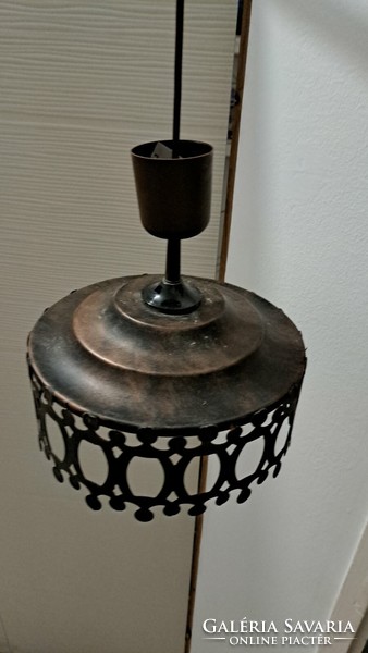 Iparművész bronz lámpa. új vezetékkel.
