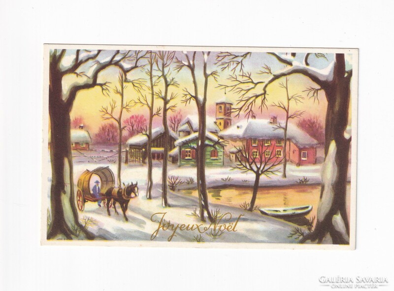 K:161 Karácsony képeslap 1962