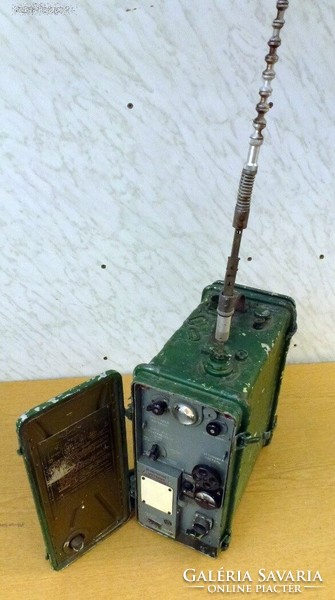Antique p-105a Soviet military radio transceiver
