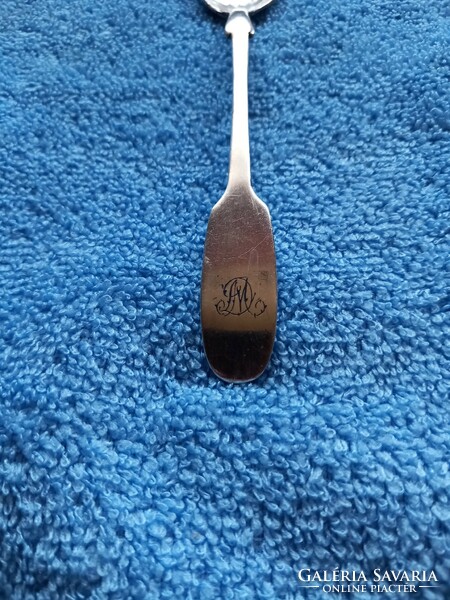 1 antique pestle! Karl Laky! 13 Latos silver 20.85 grams 19. Tea spoon with master mark of Sz is rare!!!
