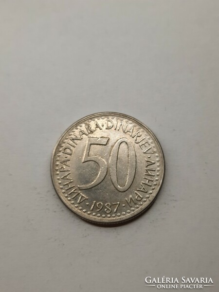 Jugoszlávia 50 dinár 1987