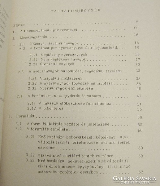 Finomkerámia ipari munkavezetők továbbképző tananyaga - keramikusok részére