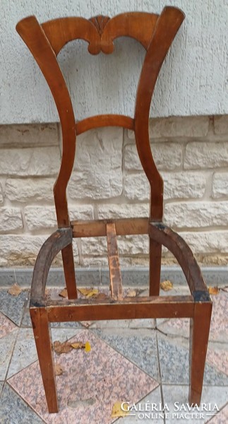 Antique Biedermeier chair desk smoking section. Removable seat. Promotion if you also choose a table!