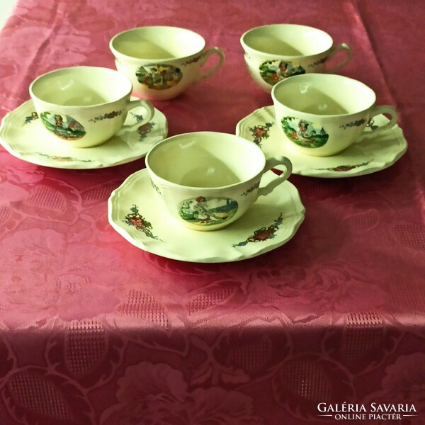 Sarreguemines French porcelain tea sets