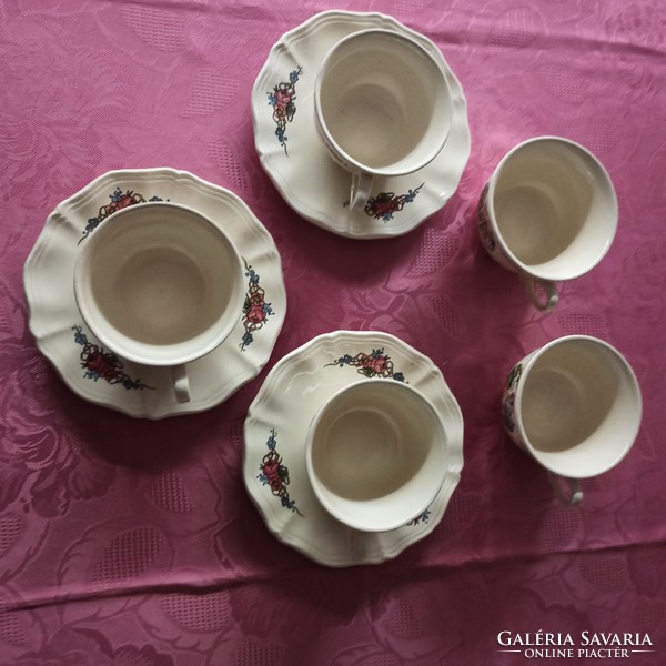 Sarreguemines francia porcelán teás készletek