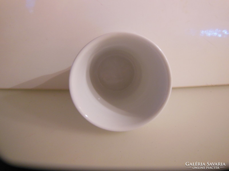Kaspó - marked - 7 x 7 cm - porcelain - thick - perfect