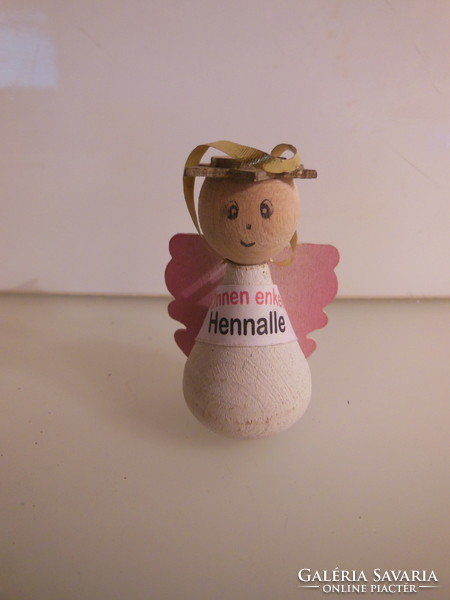 Christmas tree decoration - tree - angel - 6 x 4 cm - flawless