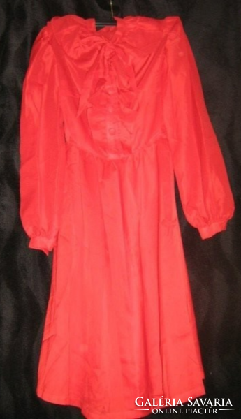 Álomszép női vintage stílusú piros muszlin ruha
