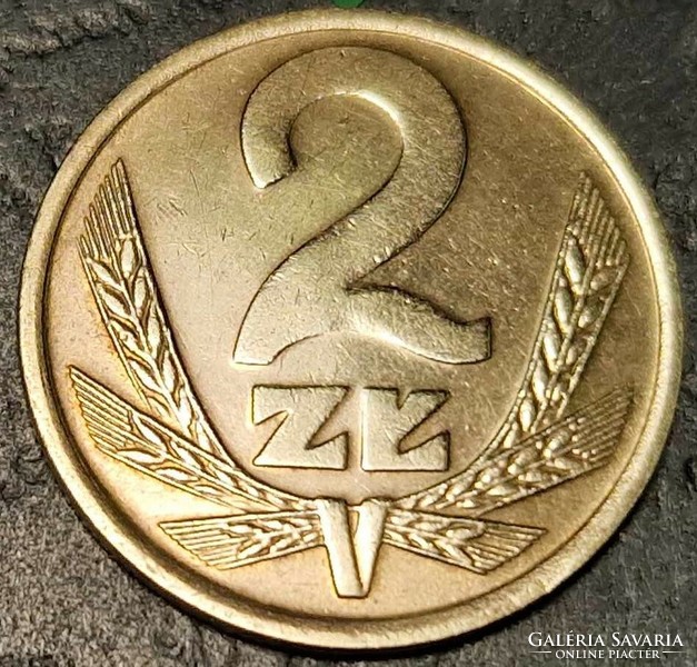 2 zlotys, 1984