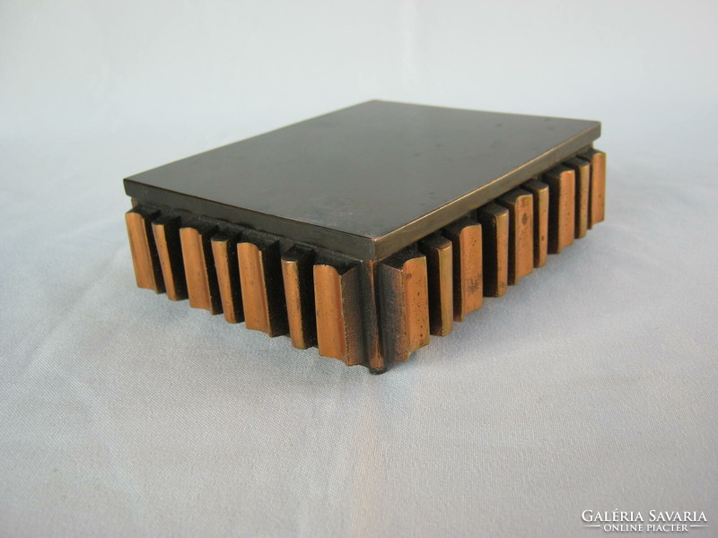 Retro industrial art musical copper or bronze box music box lador music structure