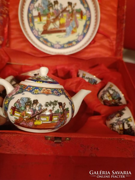 Gyönyörű mini kínai porcelán készlet