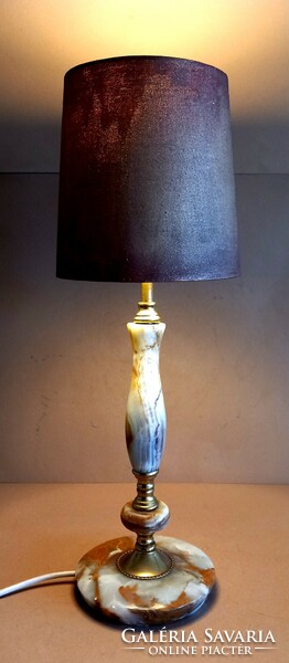 Eredeti ónix asztali lámpa vintage ALKUDHATÓ Art deco design