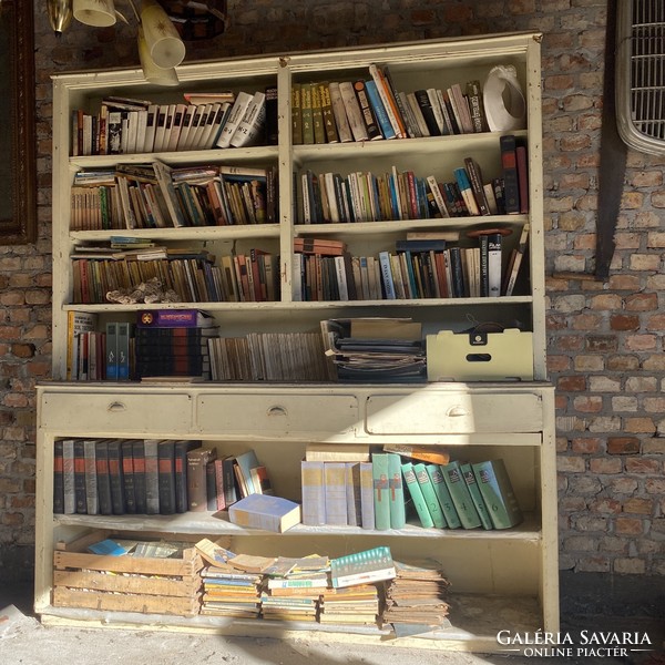 Antique wooden bookcase