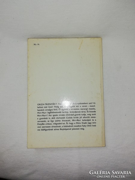 Oriza-Triznyák Mirr-Murr kalandjaiból mesekönyv 1977