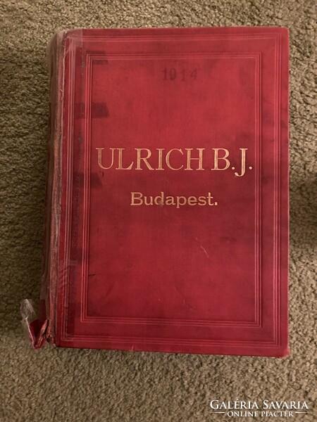 ULRICH B. J. KATALÓGUS 1914