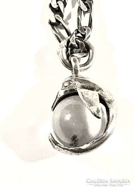 A special dolphin silver pendant with a chain as a gift for Christmas! 8.2 grams! Near Mom! Reference u