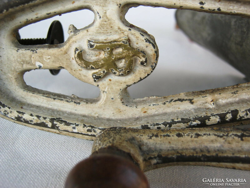 Old marked cast iron nut grinder