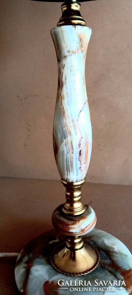 Original onyx table lamp vintage negotiable art deco design