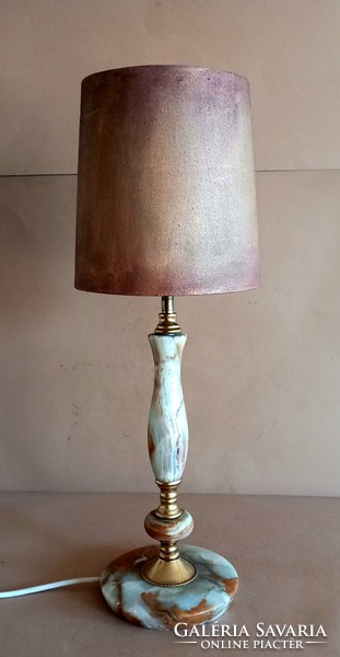 Eredeti ónix asztali lámpa vintage ALKUDHATÓ Art deco design