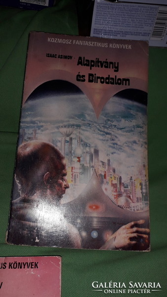 1971 -ISAAC ASIMOV : ALAPÍTVÁNY - TETRALÓGIA Kozmosz fantasztikus könyvek klasszikus 5 kötet EGYBE