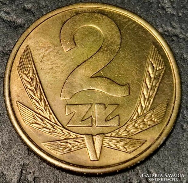 2 zlotys, 1987