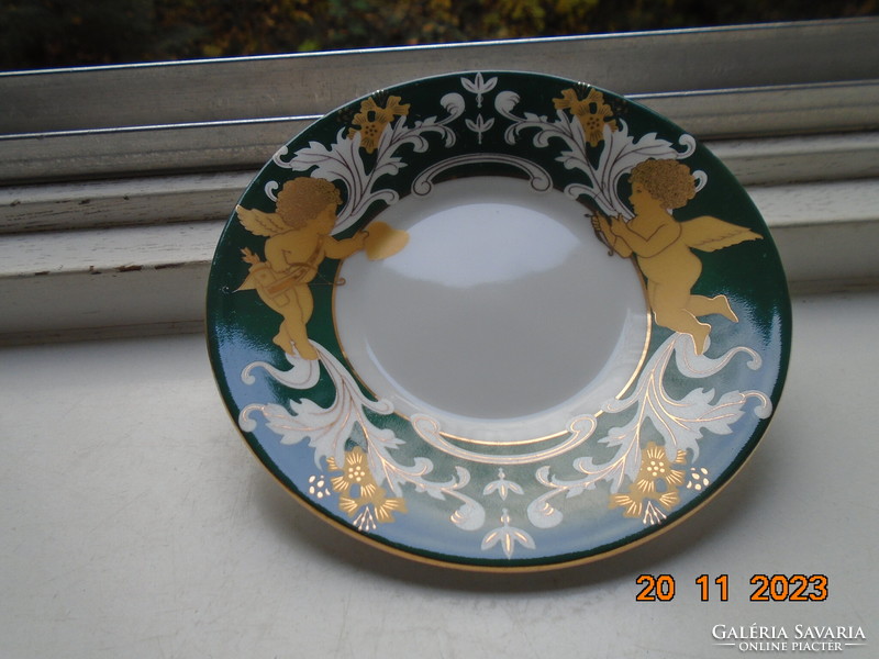 Antique art nouveau golden contour hand-painted 