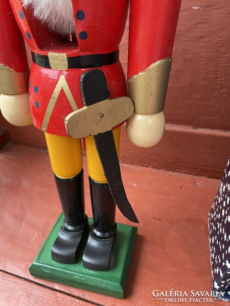 51 Cm high wooden nutcracker Christmas holiday heritage nostalgia