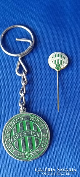 Fradi ferencváros ftc key ring and pin