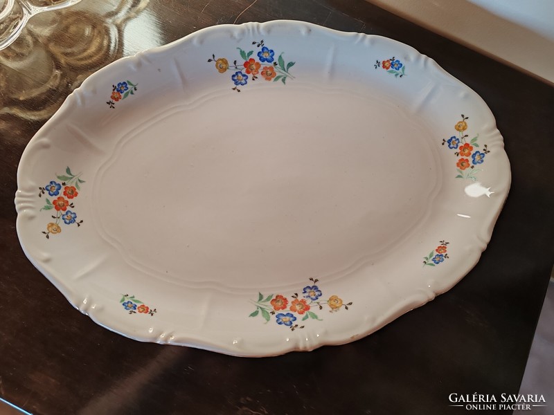 Zsolnay porcelain floral meaty bowl