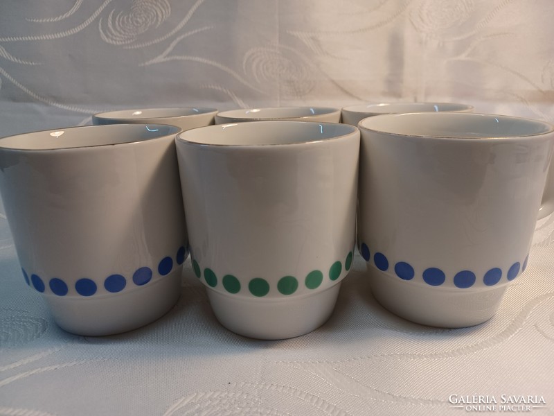 Lowland porcelain polka dot mug