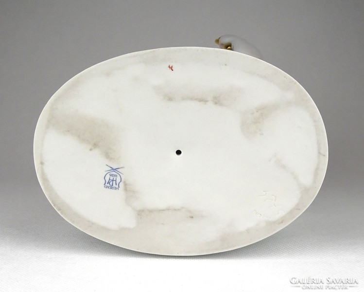 1D728 Herendi porcelán akt fésülködő nő 24.5 cm